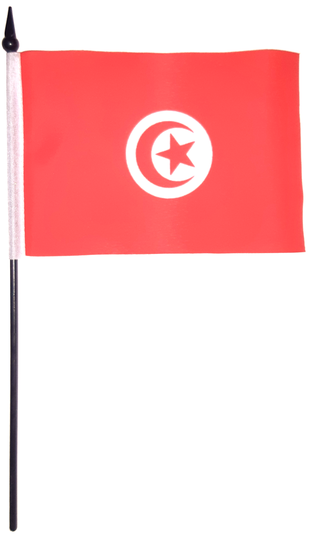 TUNISIEN HANDFLAGGA 15X10CM