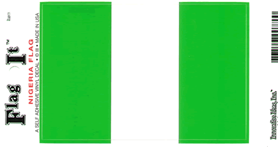 NIGERIA DEKAL 127X90MM