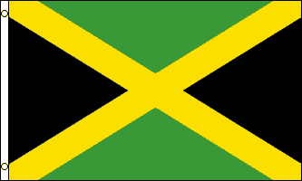 JAMAICA FLAGGA 240X150CM *Läs beskrivningen*