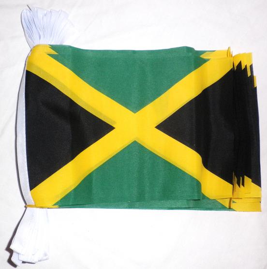 JAMAICA FLAGGSPEL 6 METER LÅNGT MED 20 FLAGGOR