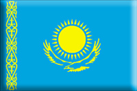 Kazakstan-flaggor