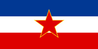 Jugoslavien-flaggor