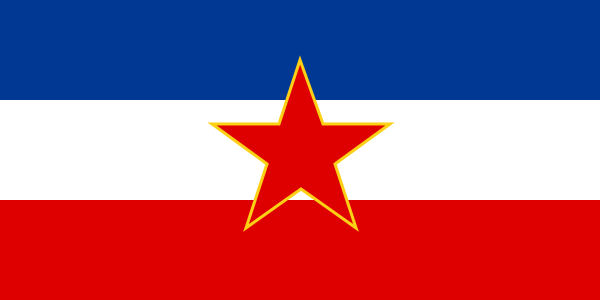 Jugoslavien-flaggor