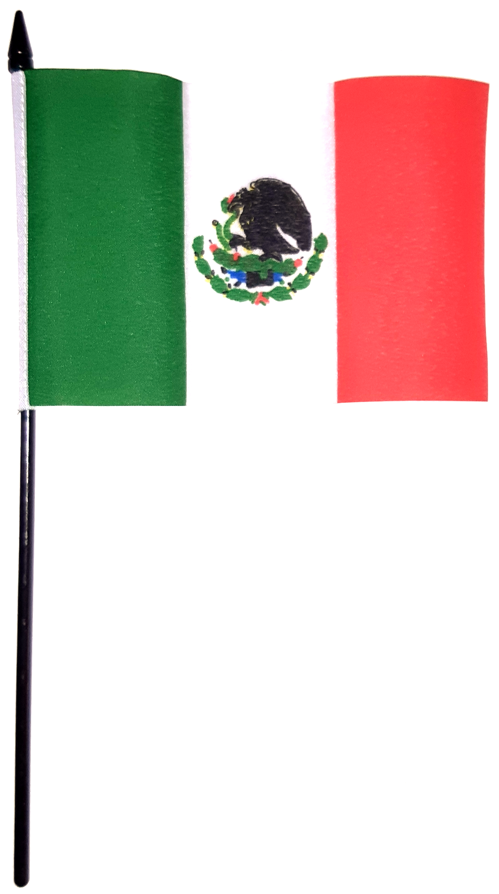 MEXICO HANDFLAGGA 15X10CM