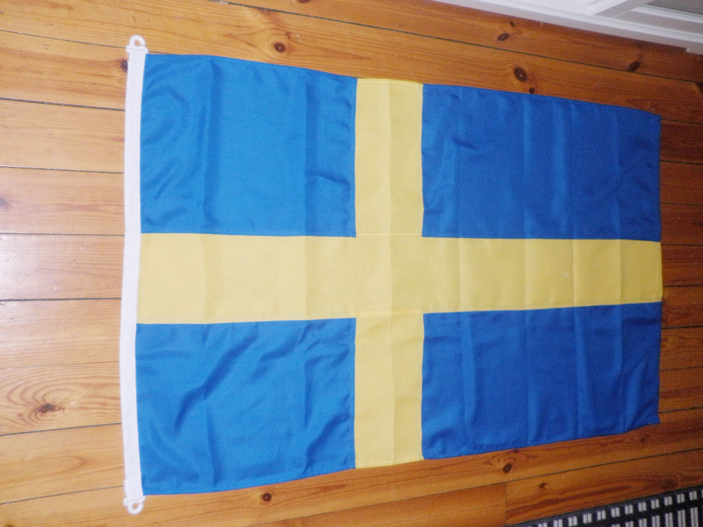 SVERIGE FLAGGA 120X75CM, KÖP SVERIGE FLAGGOR HÄR