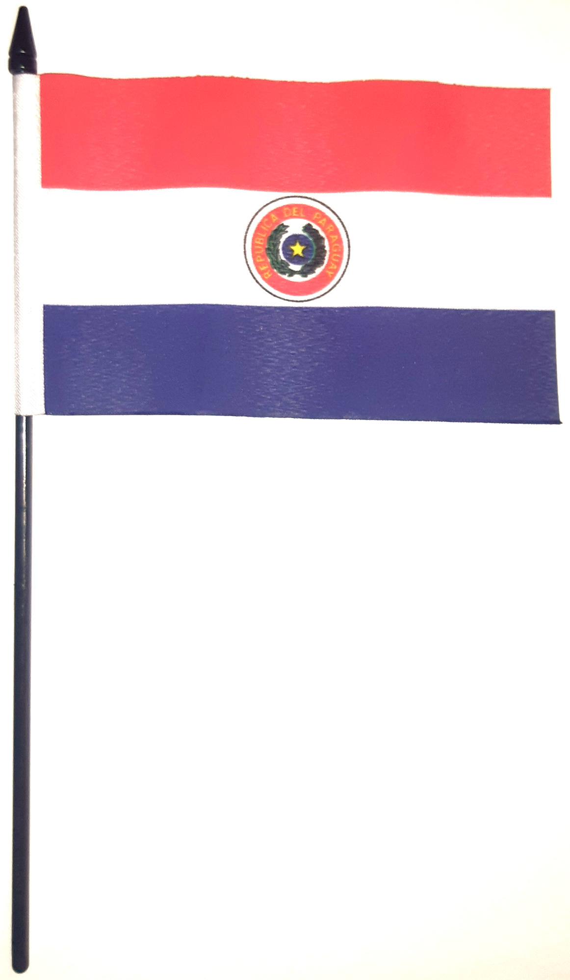 PARAGUAY HANDFLAGGA 15X10CM