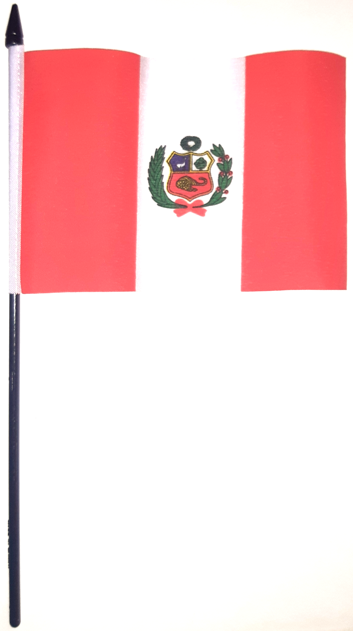 PERU HANDFLAGGA 15X10CM