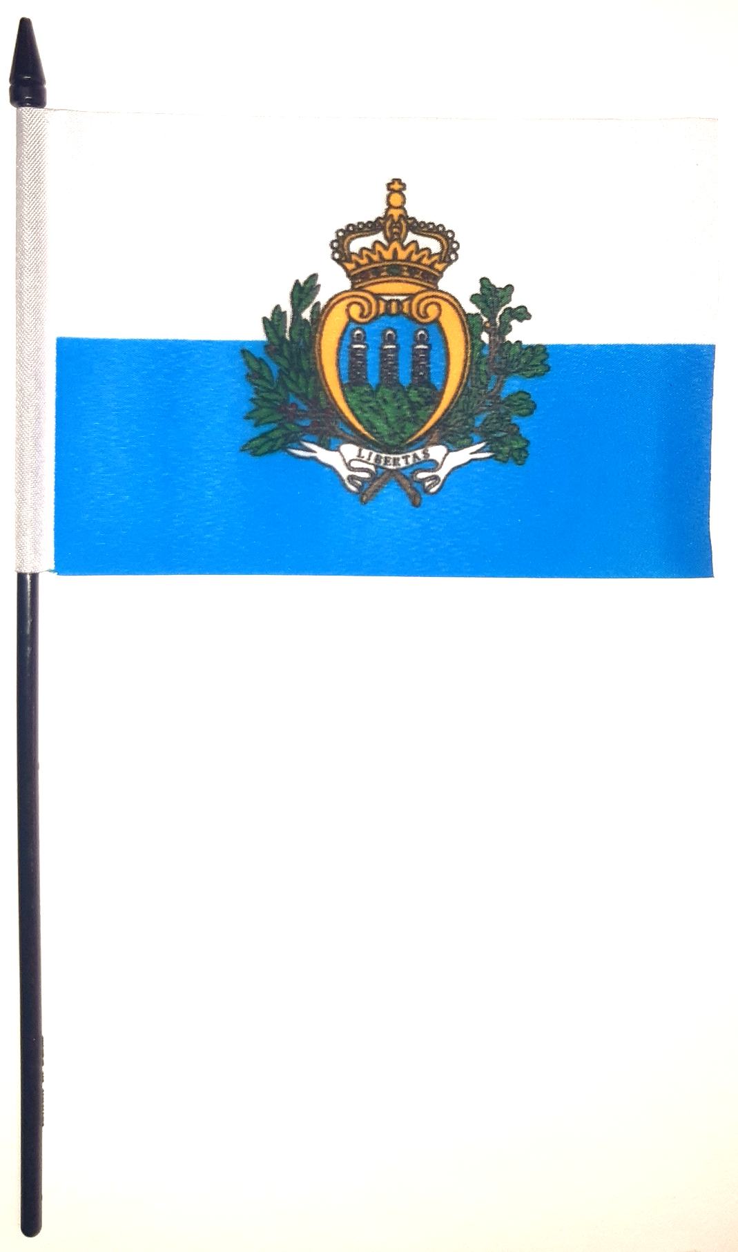 SAN MARINO HANDFLAGGA 15X10CM