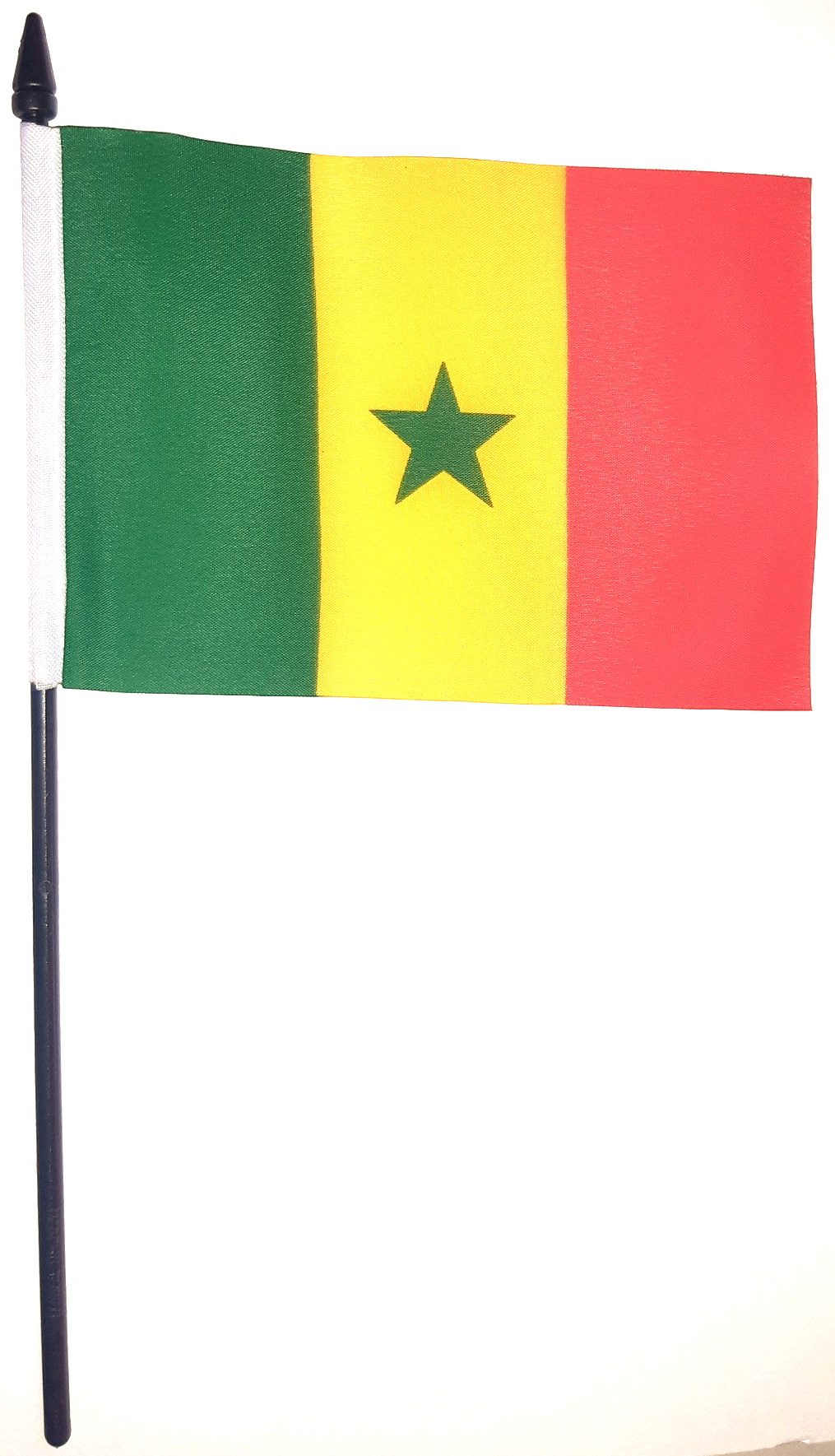 SENEGAL HANDFLAGGA 23X15CM