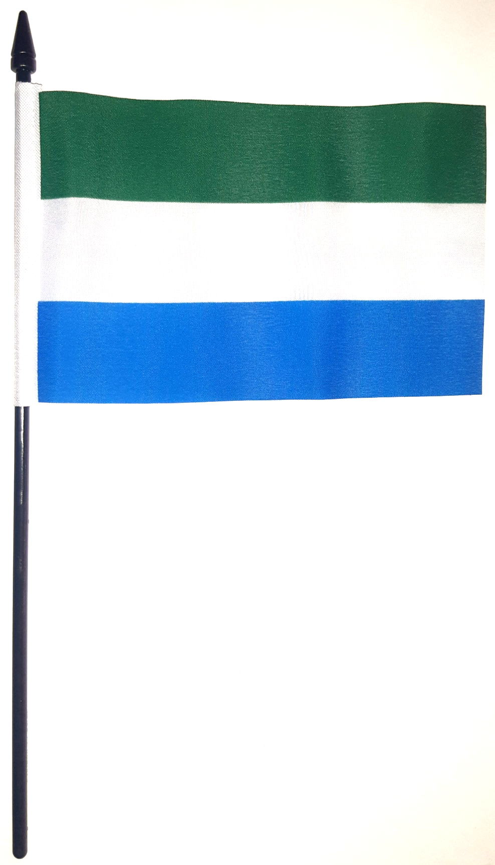 SIERRA LEONE HANDFLAGGA 15X10CM