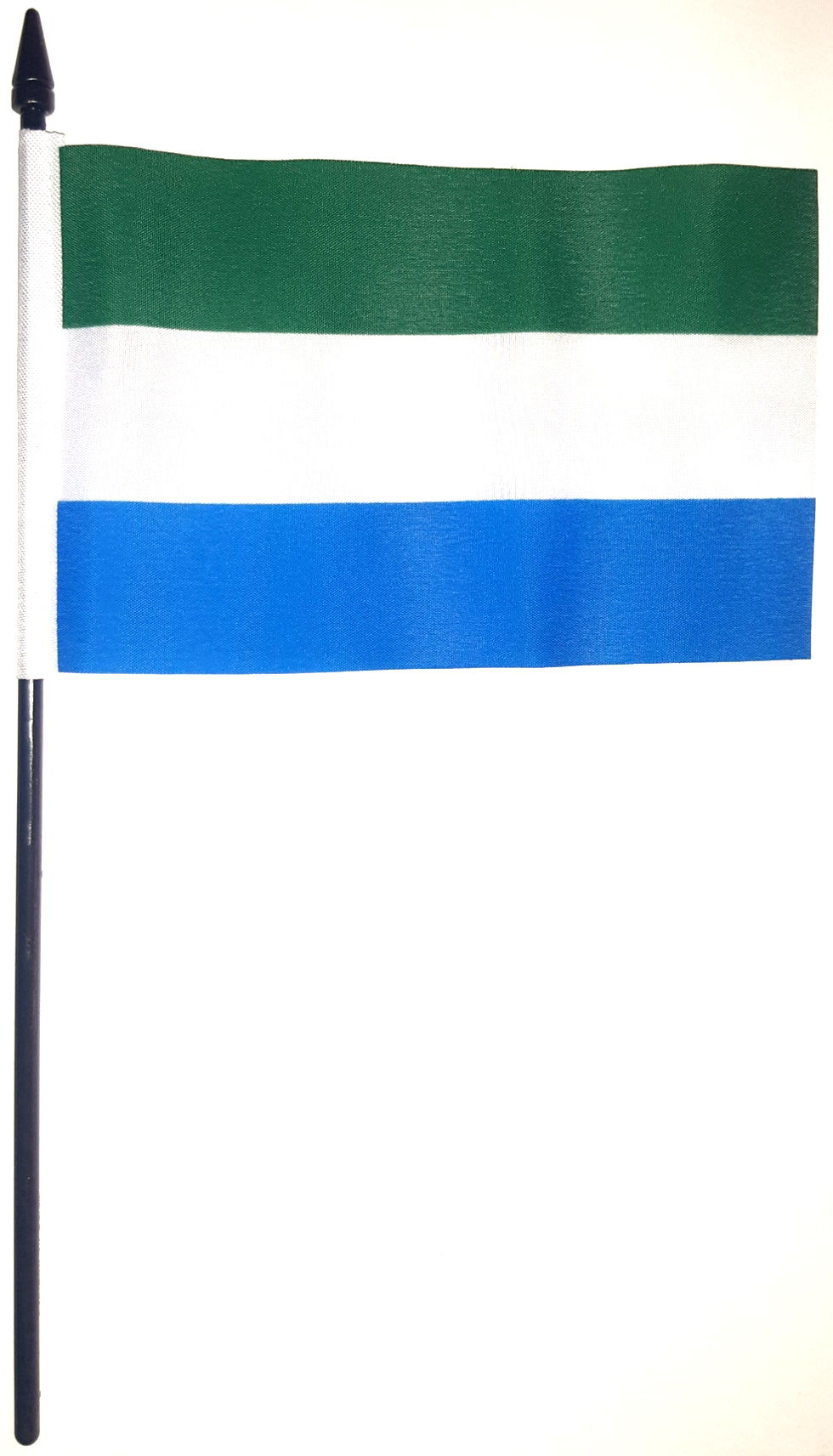 SIERRA LEONE HANDFLAGGA 23X15CM