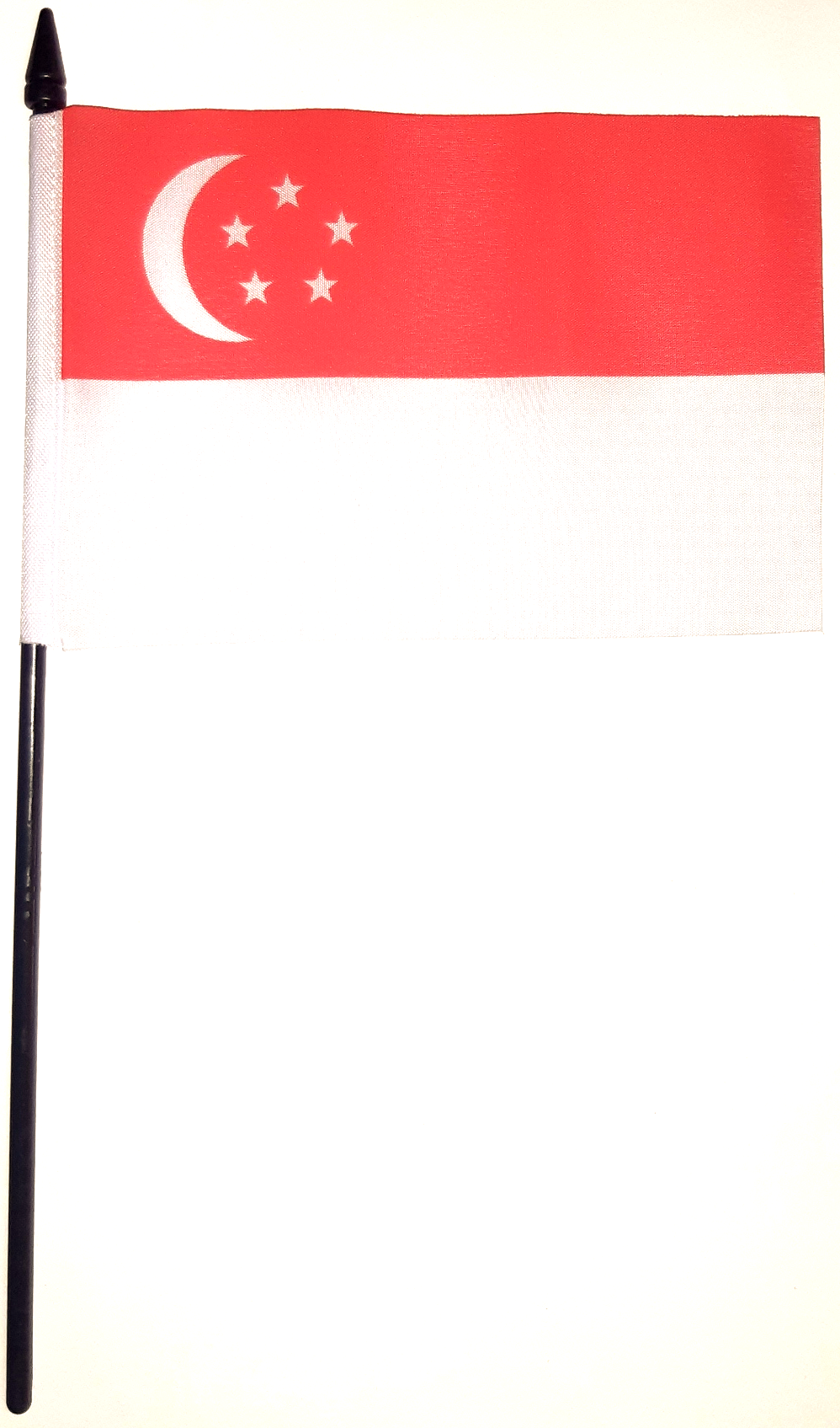 SINGAPORE HANDFLAGGA 15X10CM