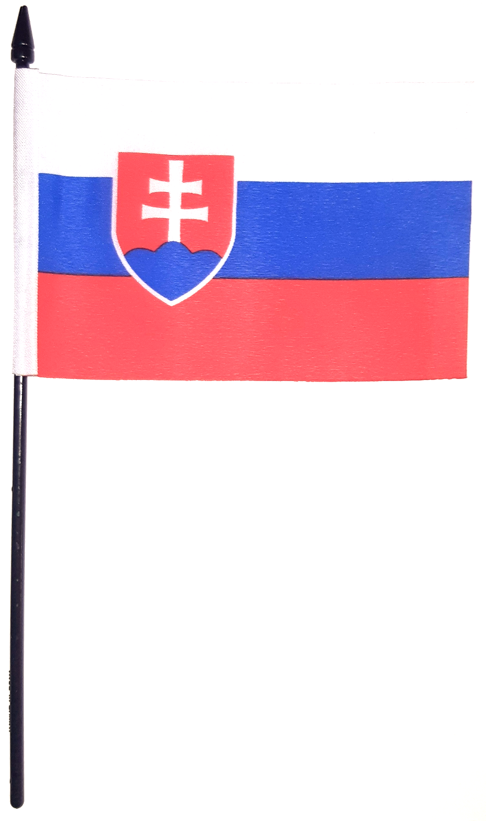 SLOVAKIEN HANDFLAGGA 23X15CM