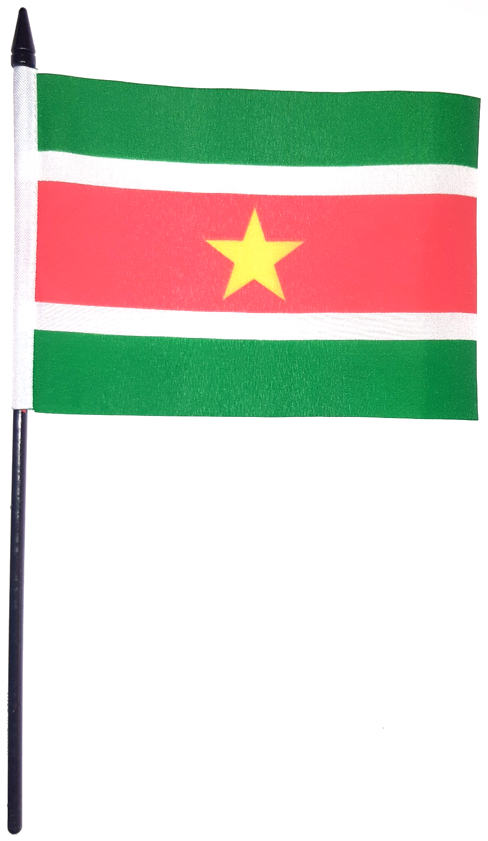 SURINAM HANDFLAGGA 15X10CM