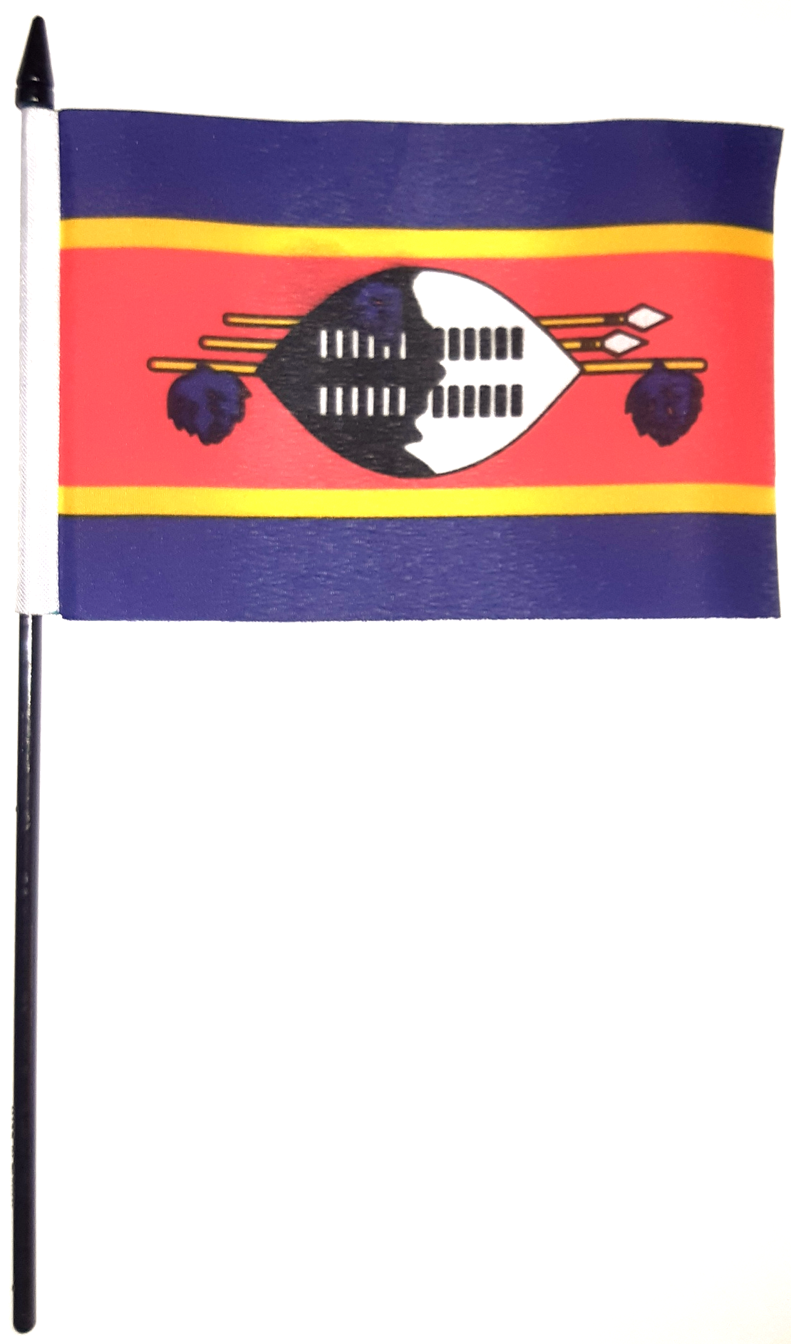 SWAZILAND HANDFLAGGA 23X15CM