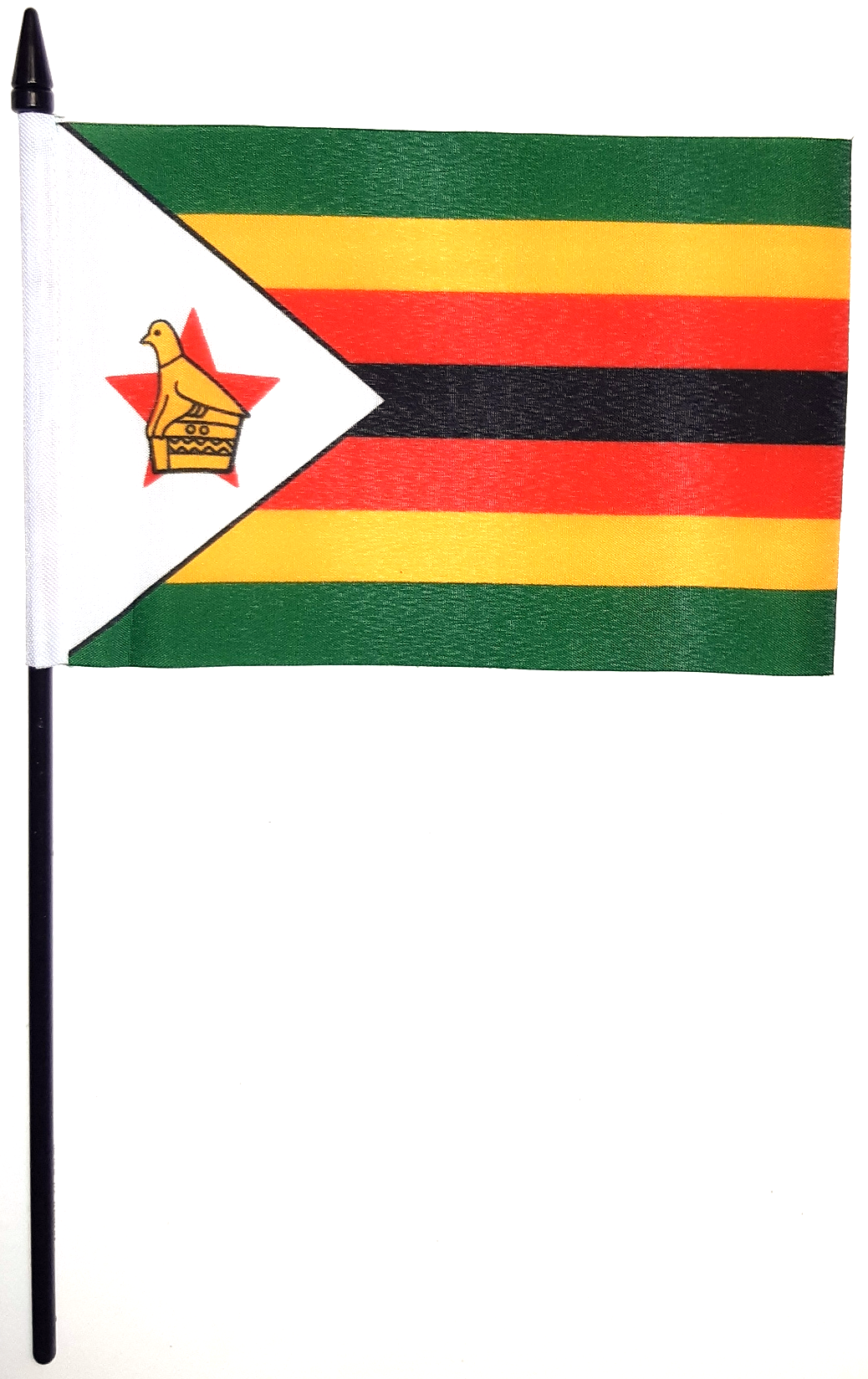ZIMBABWE HANDFLAGGA 15X10CM