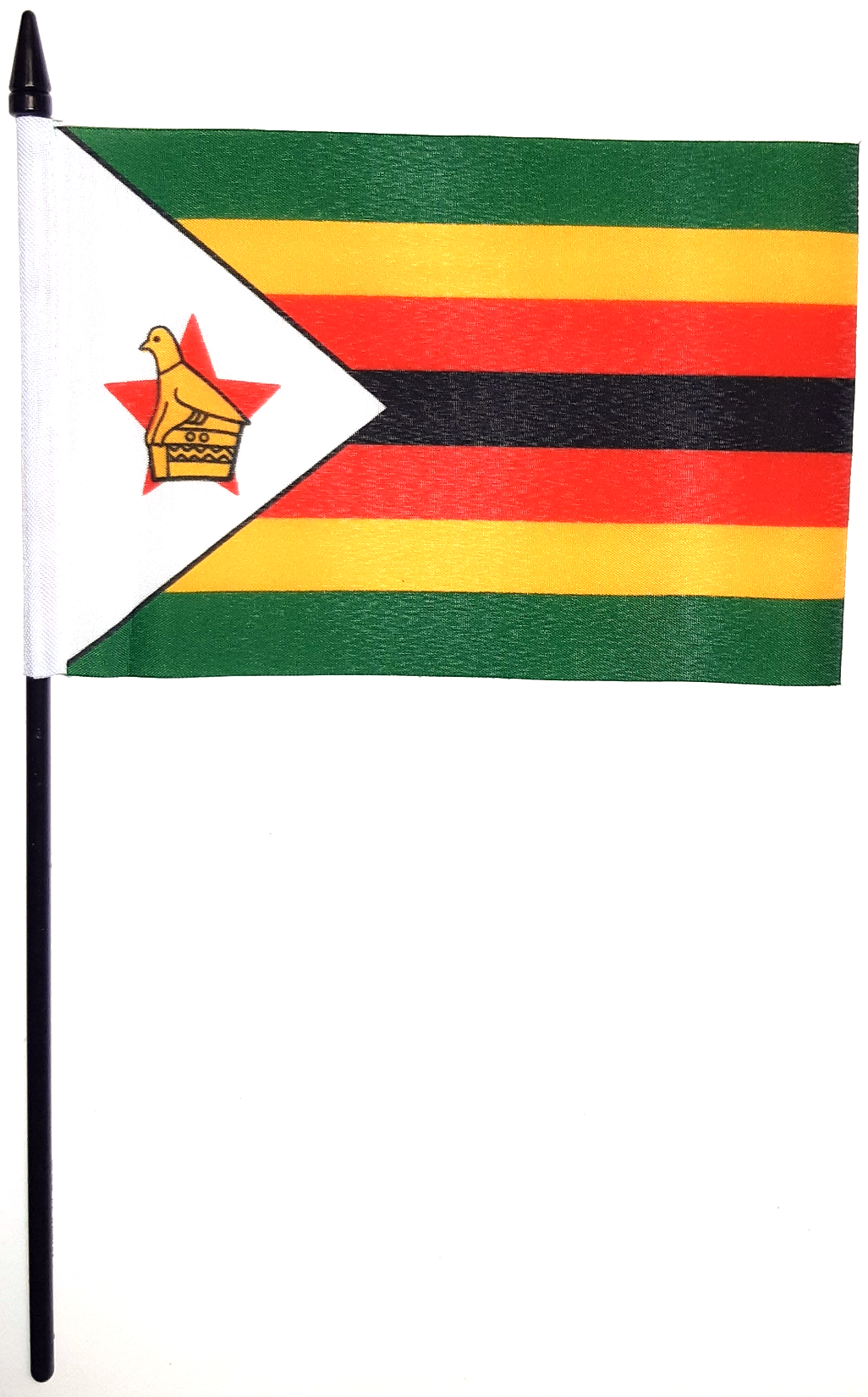 ZIMBABWE HANDFLAGGA 23X15CM