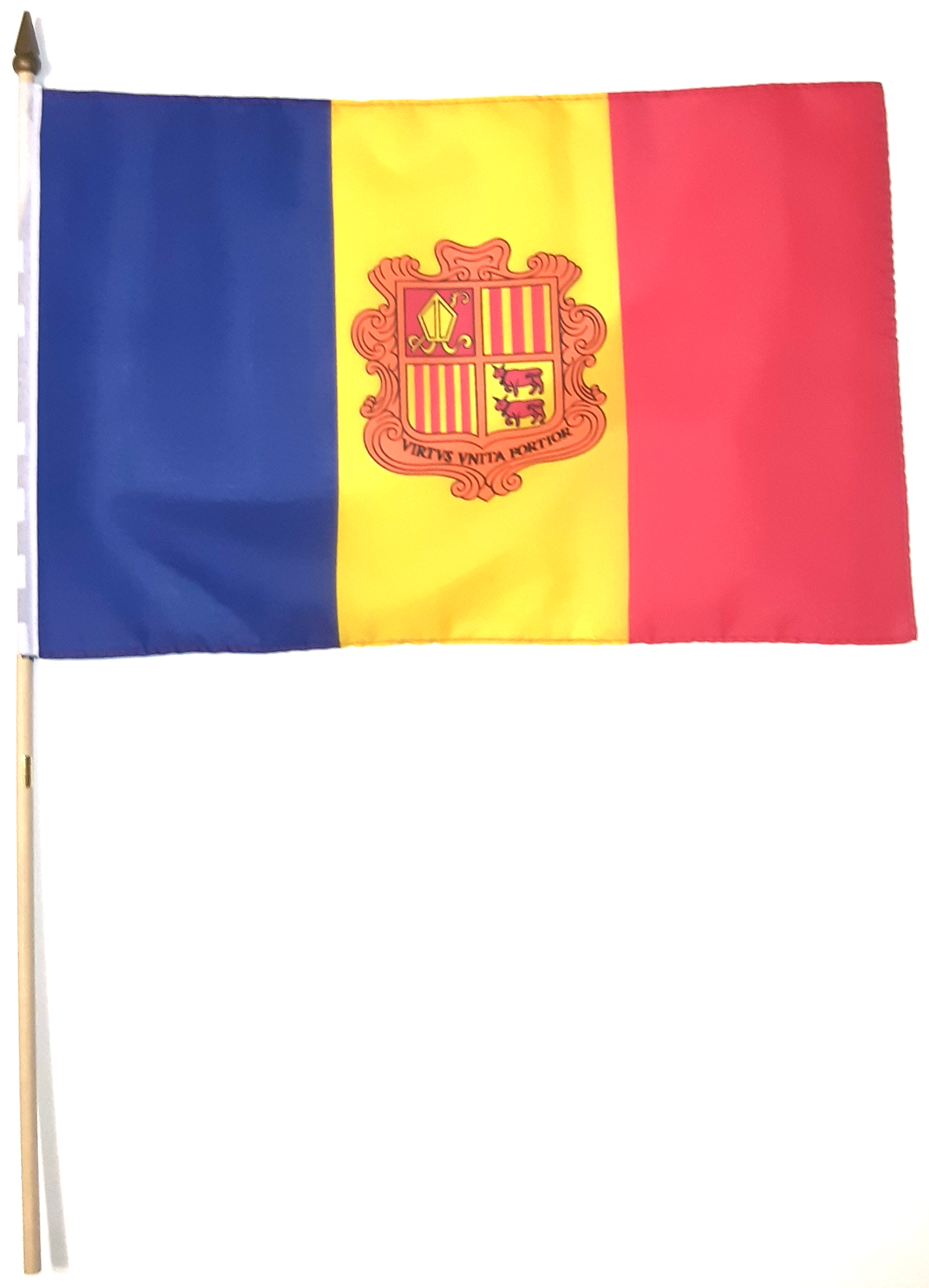 ANDORRA HANDFLAGGA 45X30CM