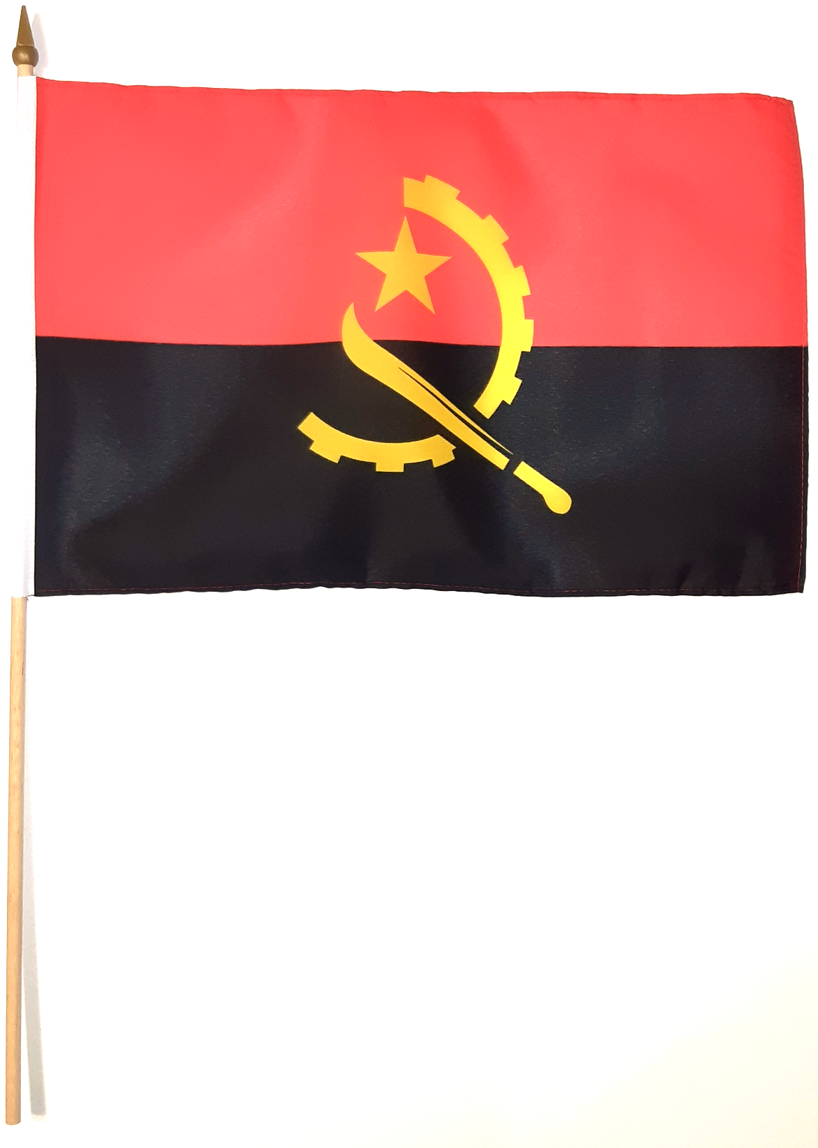 ANGOLA HANDFLAGGA 45X30CM