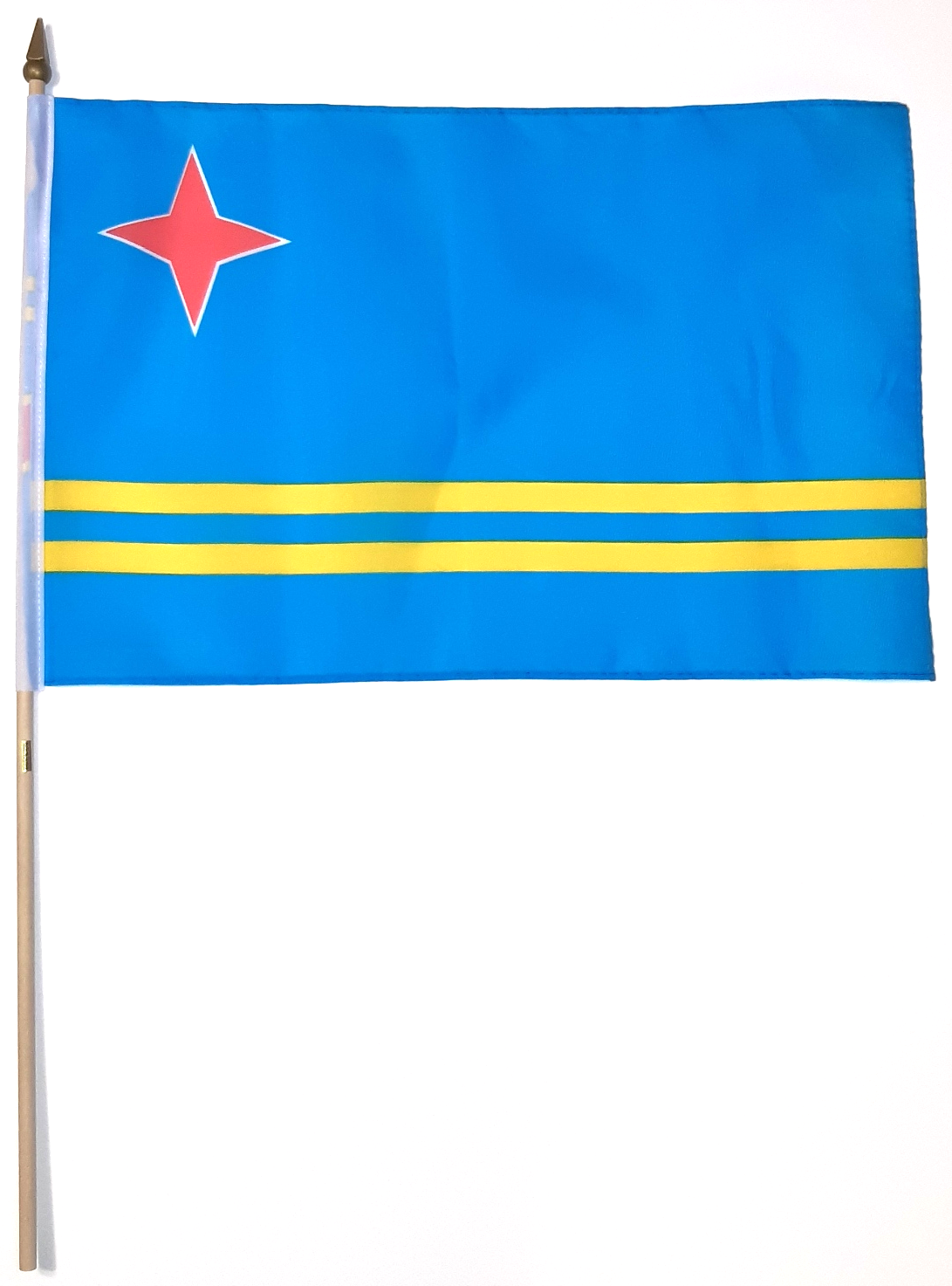 ARUBA HANDFLAGGA 45X30CM