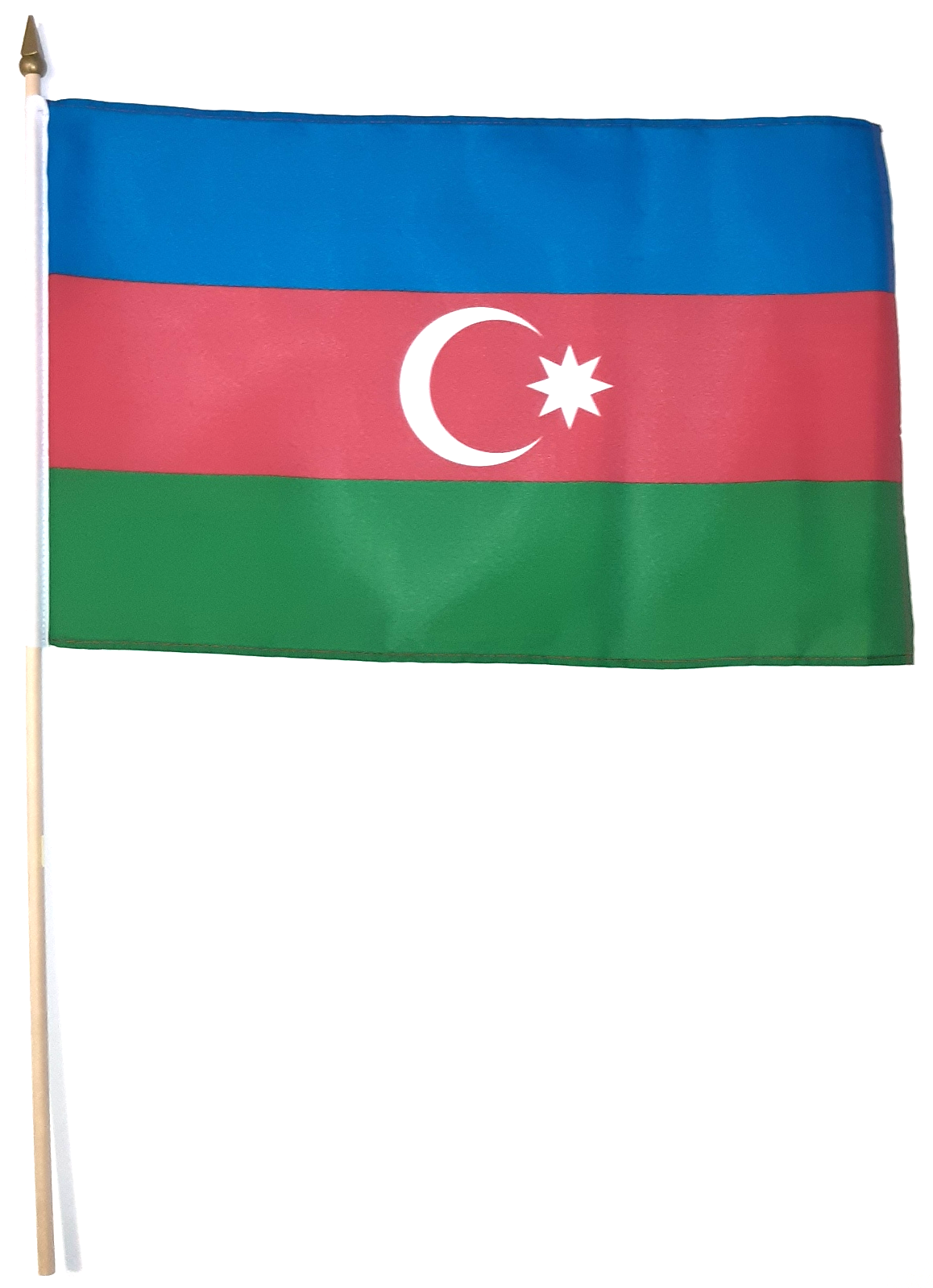 AZERBAJDZJAN HANDFLAGGA 45X30CM