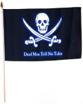 Pirat & döskalle bordsflaggor-handflaggor