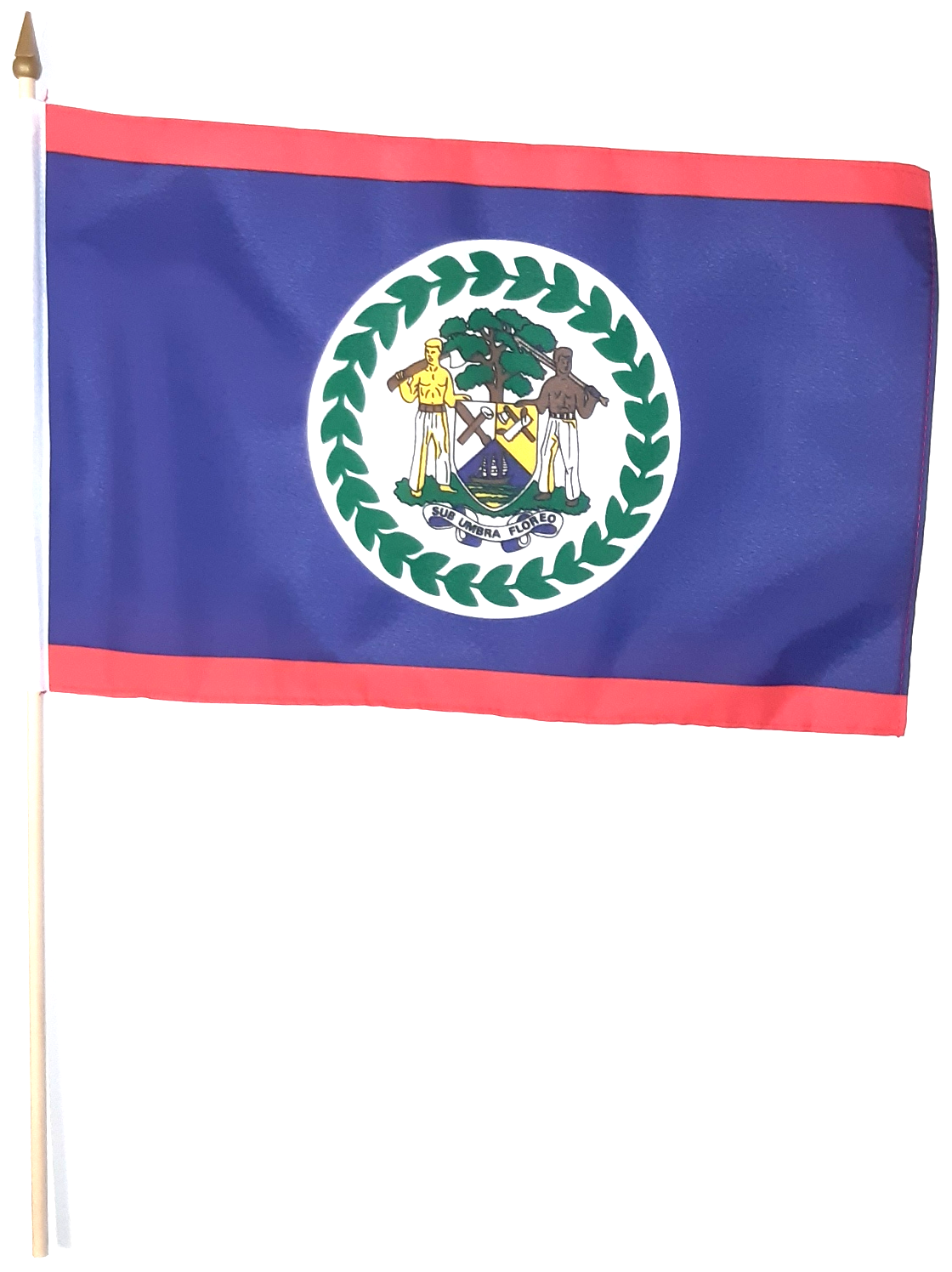 BELIZE HANDFLAGGA 45X30CM