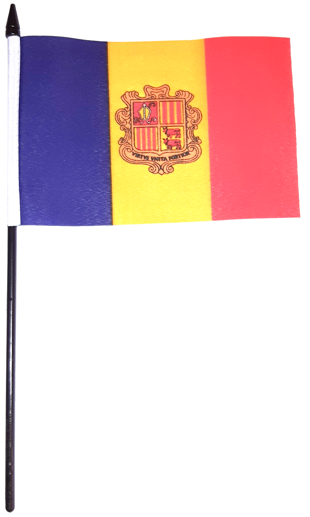 ANDORRA HANDFLAGGA 15X10CM