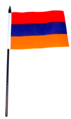 ARMENIEN HANDFLAGGA 15X10CM