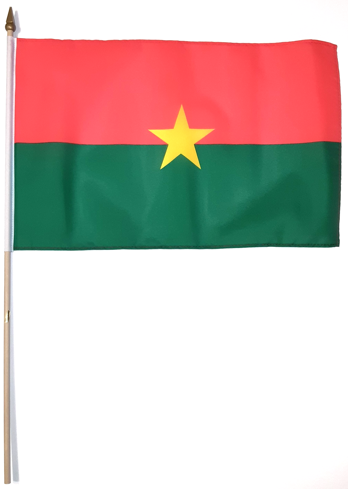 BURKINA FASO HANDFLAGGA 45X30CM