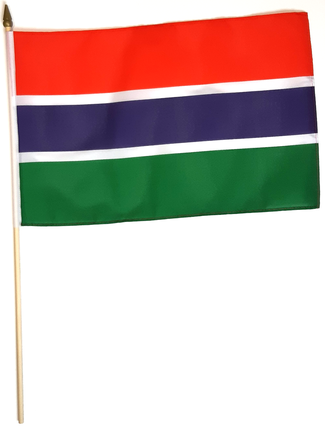 GAMBIA HANDFLAGGA 45X30CM