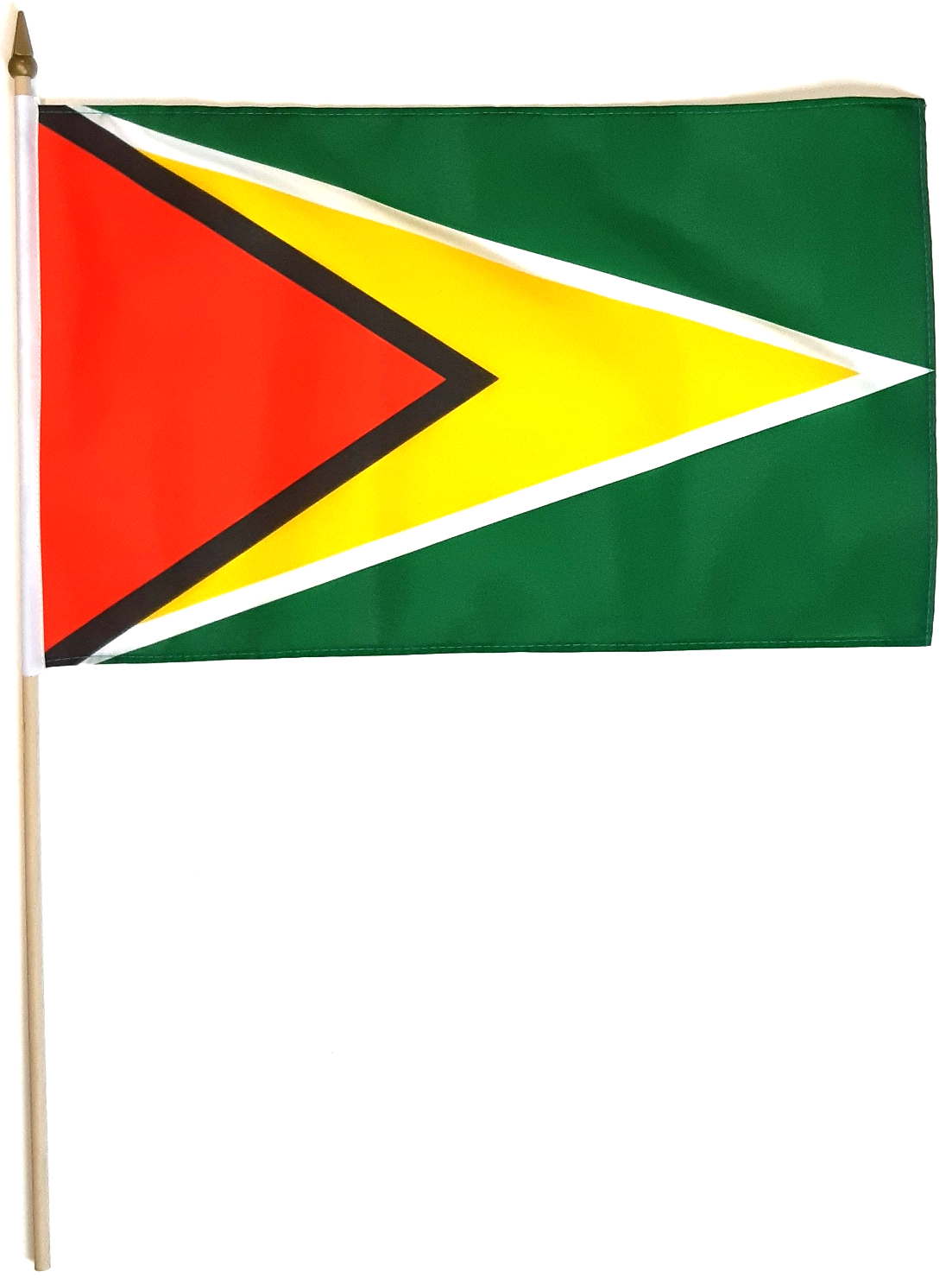 GUYANA HANDFLAGGA 45X30CM