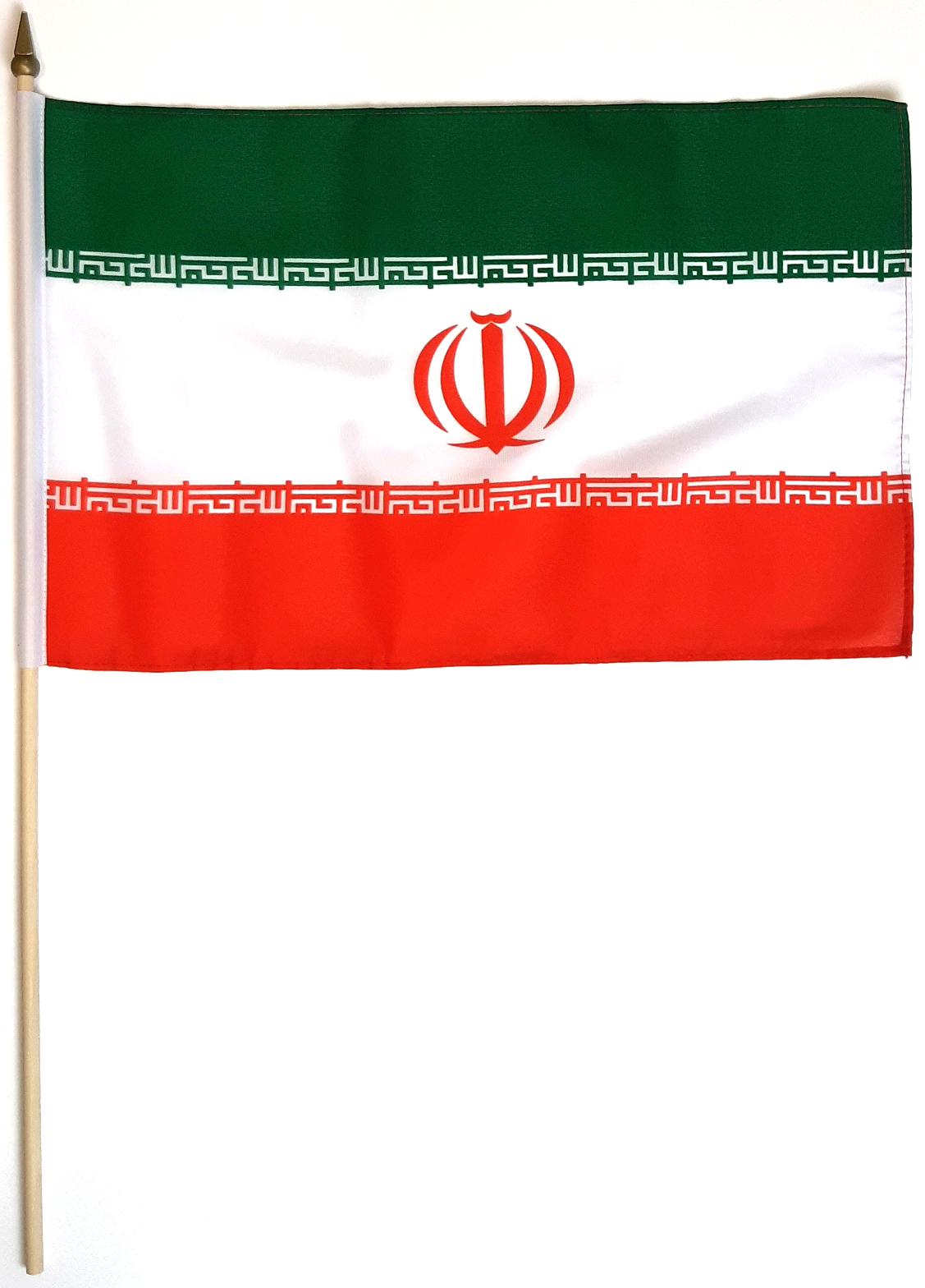 IRAN HANDFLAGGA 45X30CM