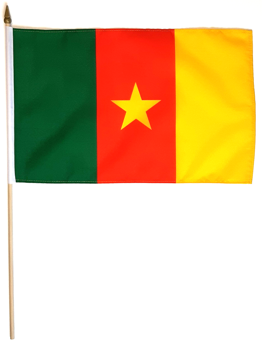 KAMERUN HANDFLAGGA 45X30CM