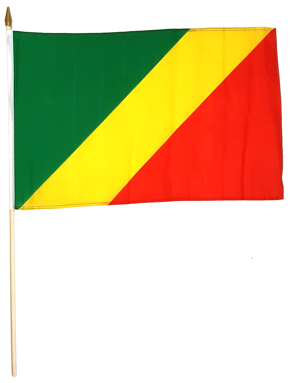 KONGO-BRAZZAVILLE HANDFLAGGA 45X30CM