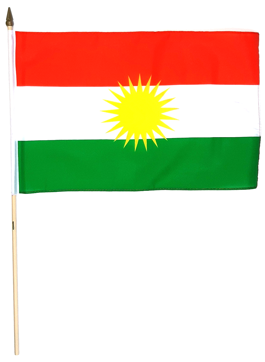 KURDISTAN HANDFLAGGA 45X30CM