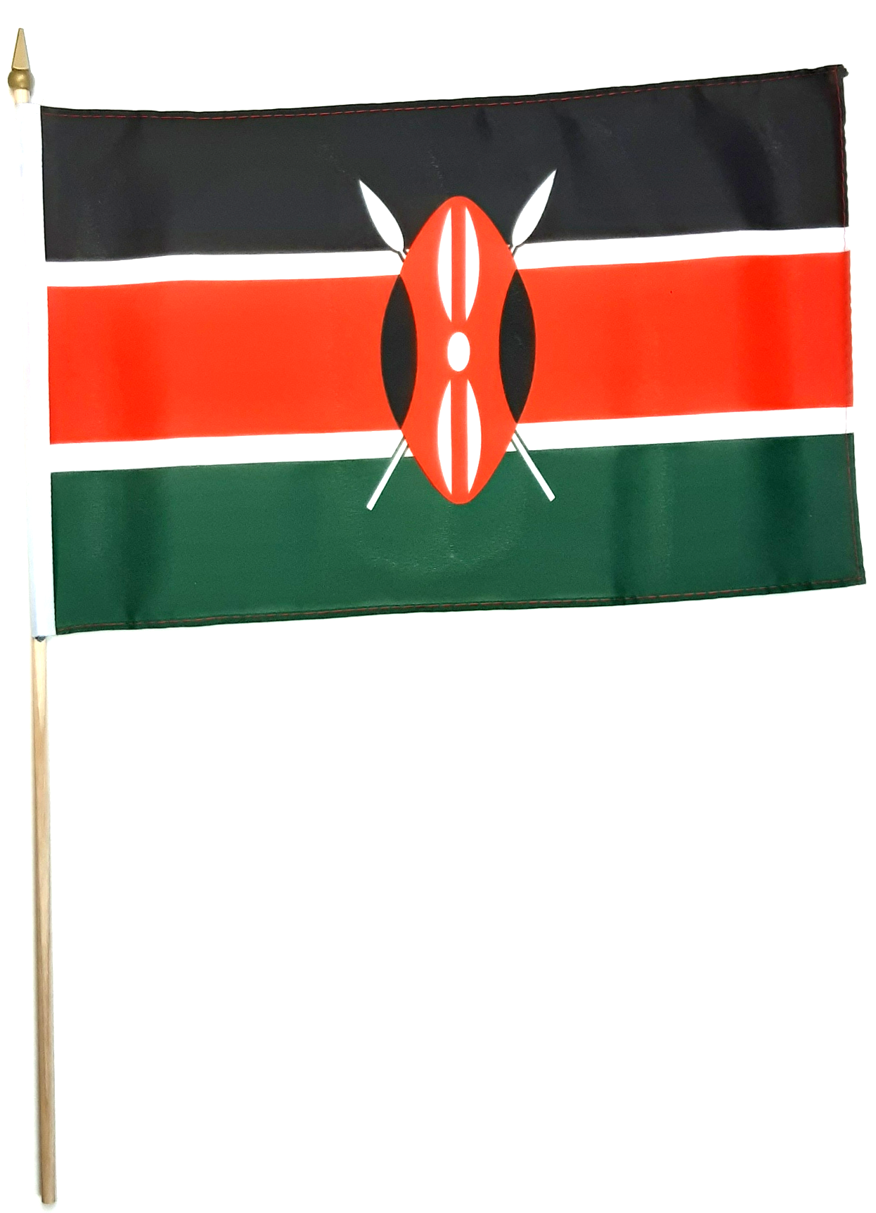 KENYA HANDFLAGGA 45X30CM