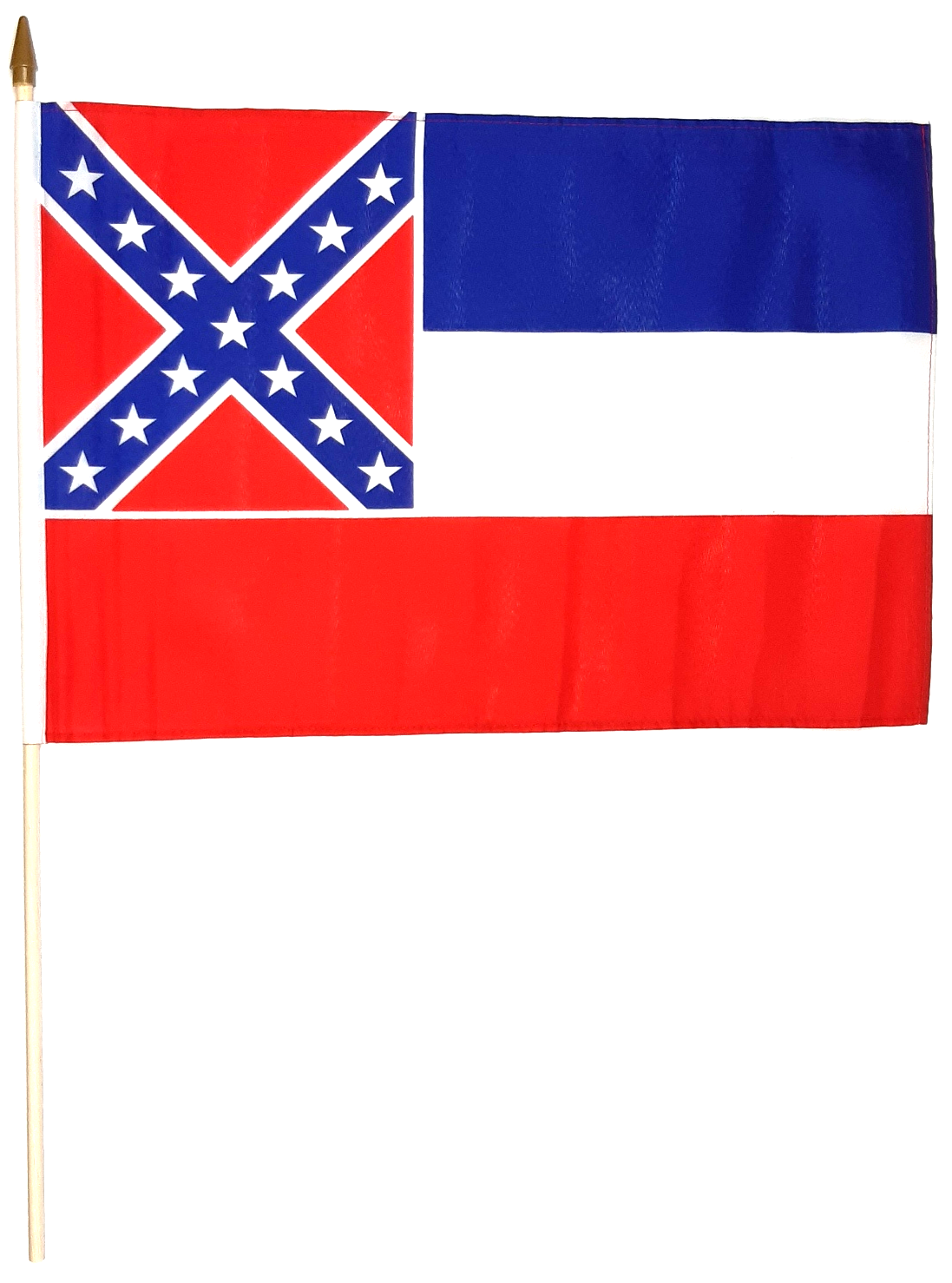 MISSISSIPPI HANDFLAGGA 45X30CM