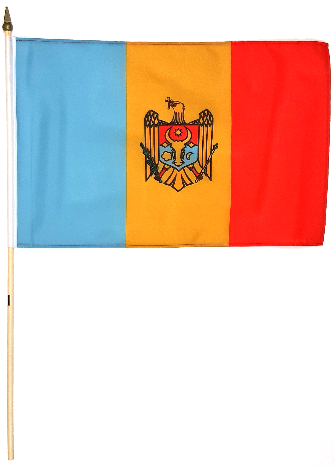 MOLDAVIEN HANDFLAGGA 45X30CM