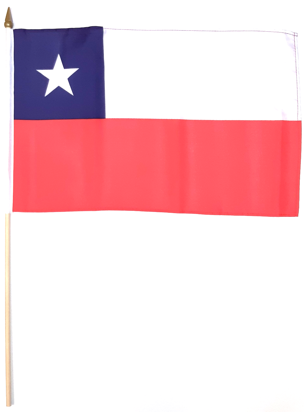 CHILE HANDFLAGGA 45X30CM