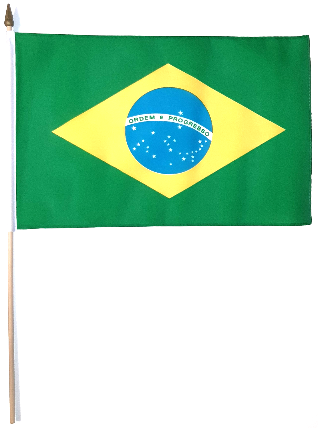 BRASILIEN HANDFLAGGA 45X30CM