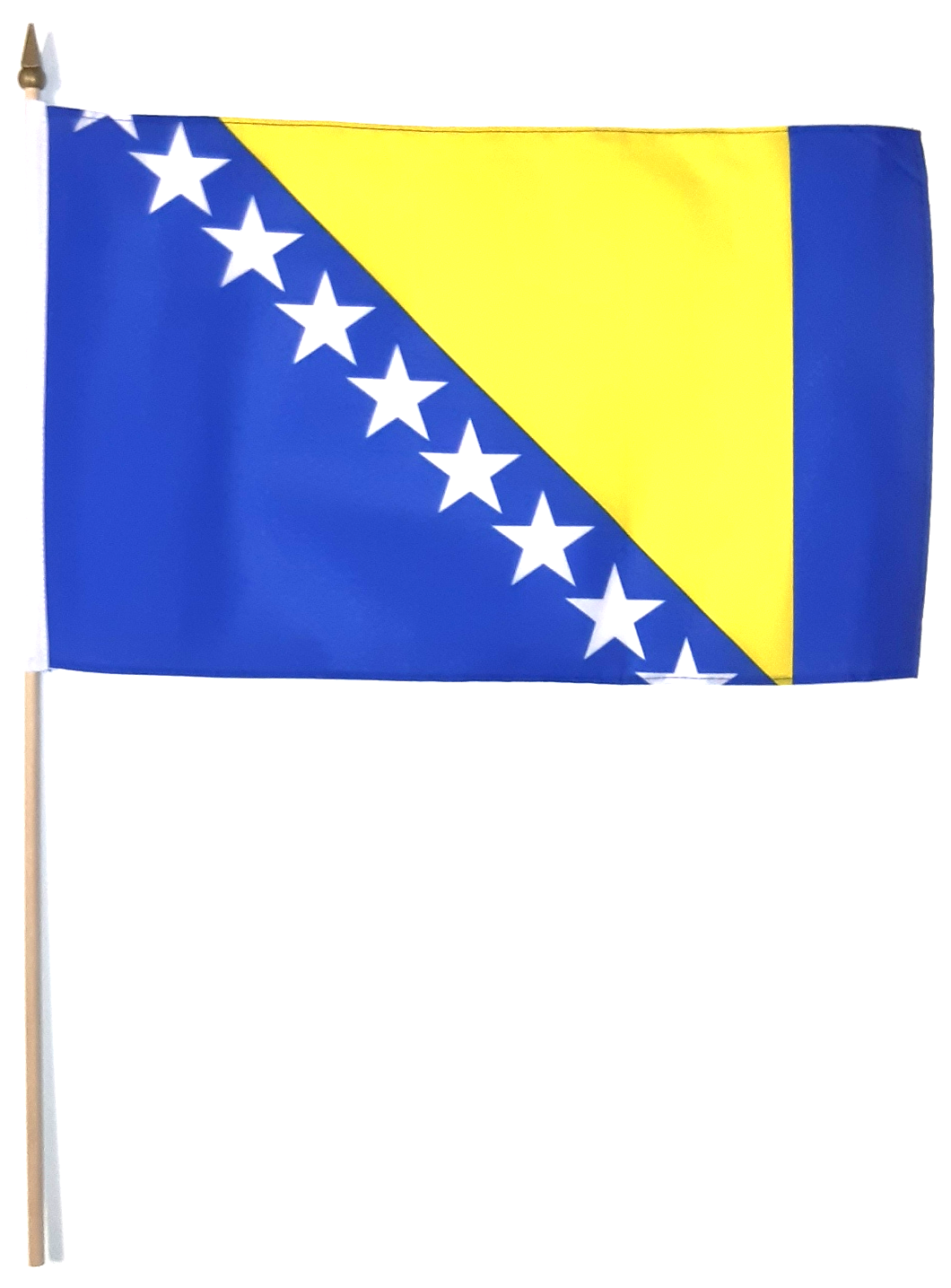 BOSNIEN-HERCEGOVINA HANDFLAGGA 45X30CM