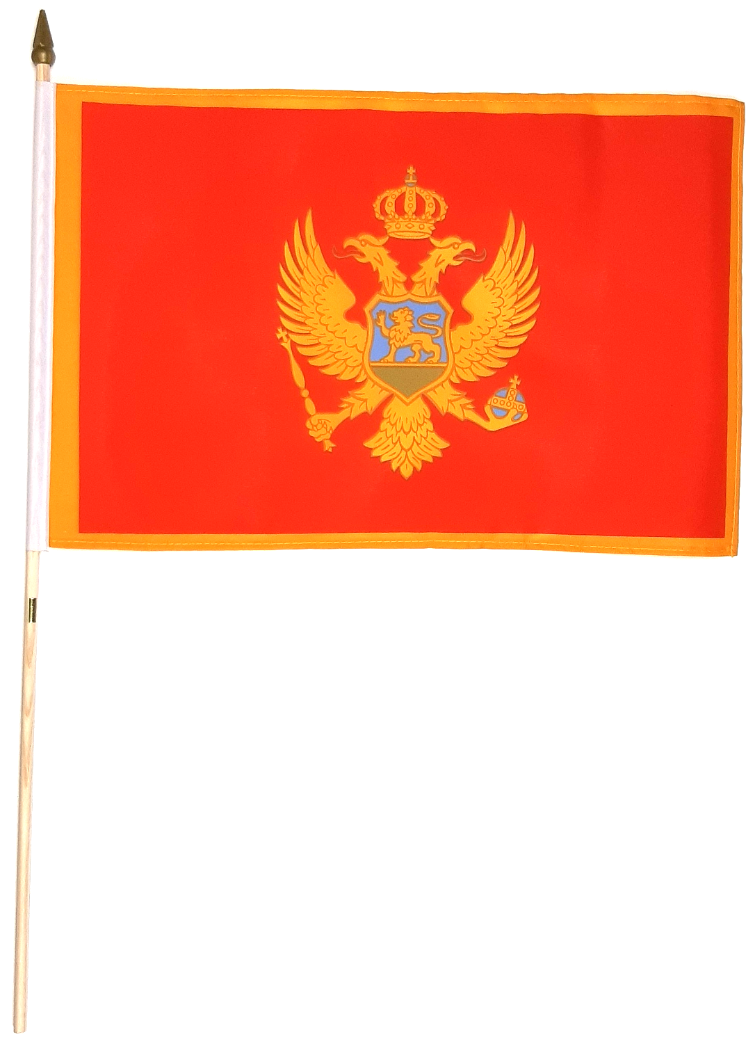 MONTENEGRO HANDFLAGGA 45X30CM