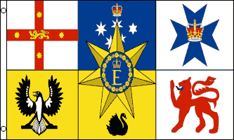 AUSTRALIEN ROYAL FLAGGA 150x90 CM