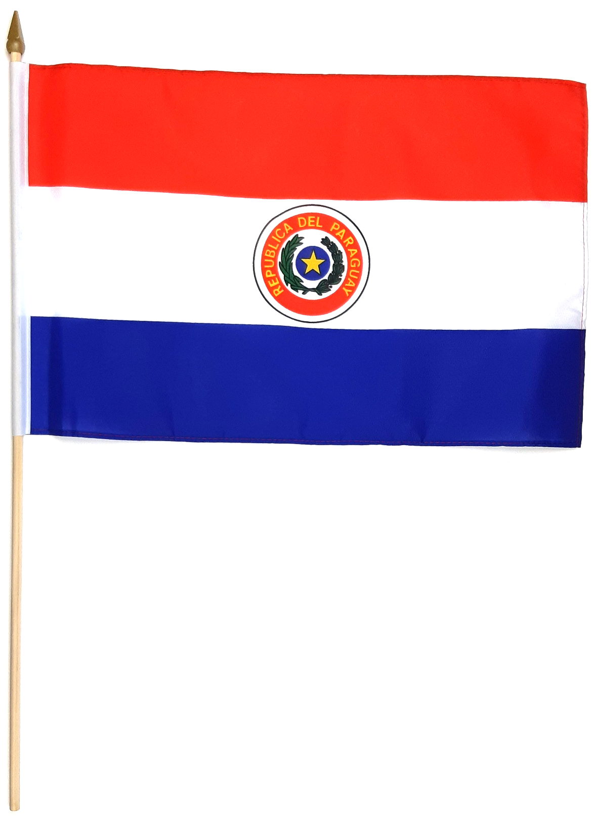 PARAGUAY HANDFLAGGA 45X30CM