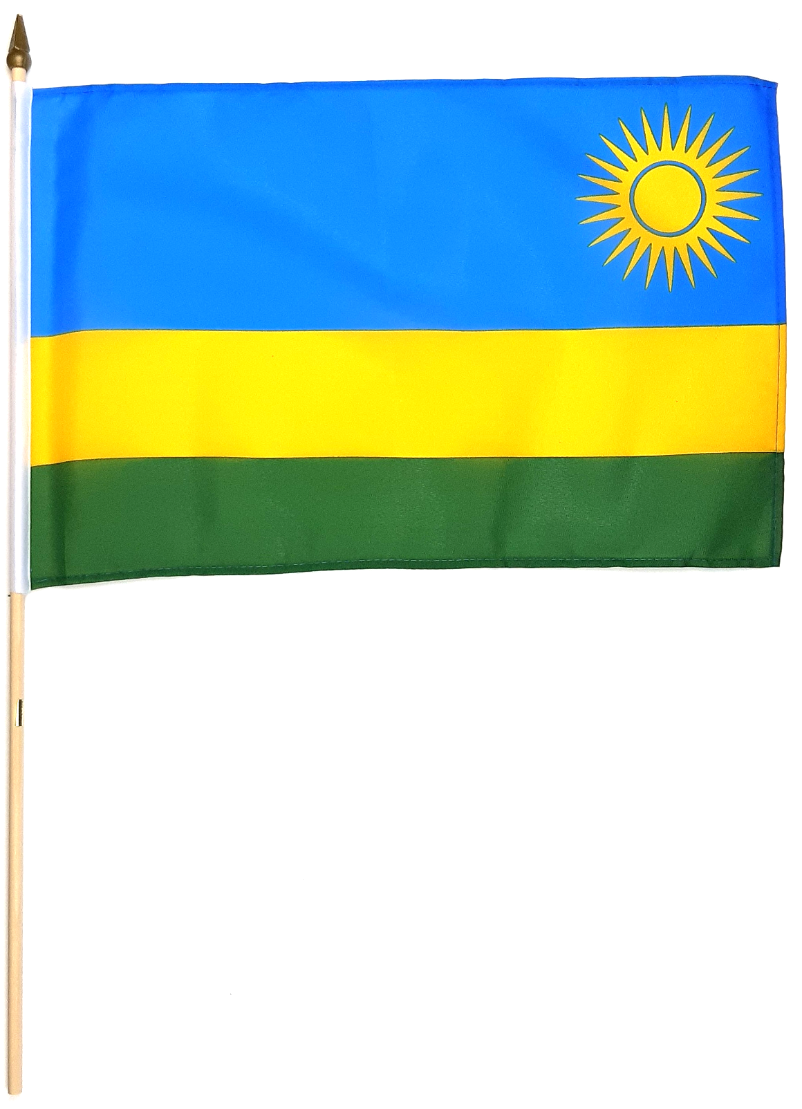 RWANDA HANDFLAGGA 45X30CM