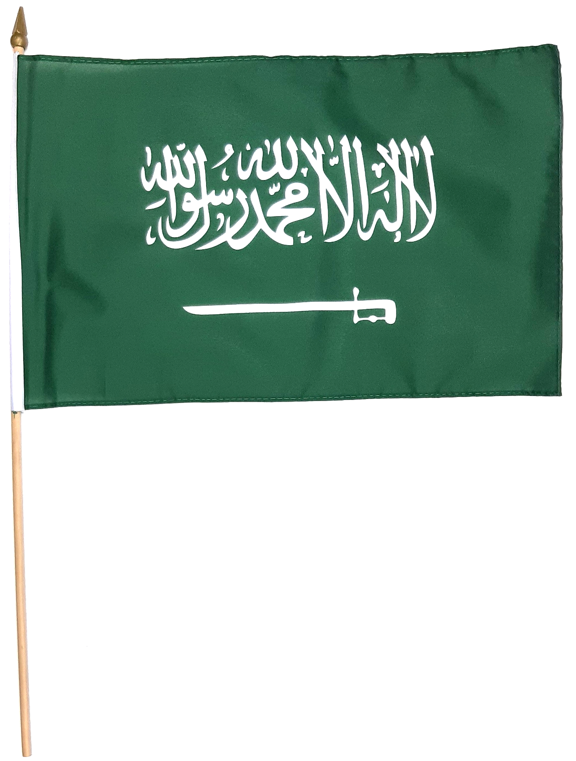 SAUDIARABIEN HANDFLAGGA 45X30CM