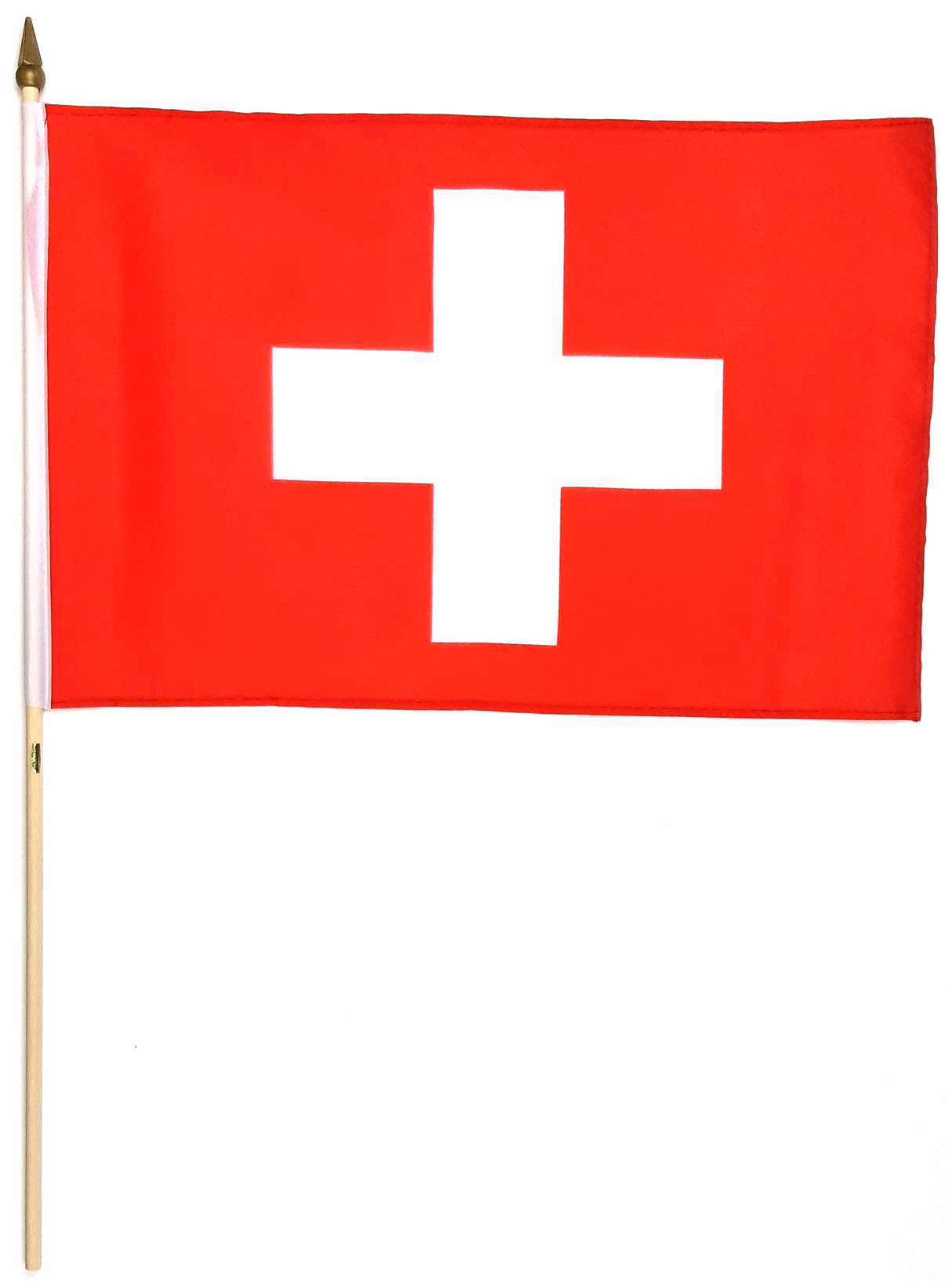 SCHWEIZ HANDFLAGGA 45X30CM