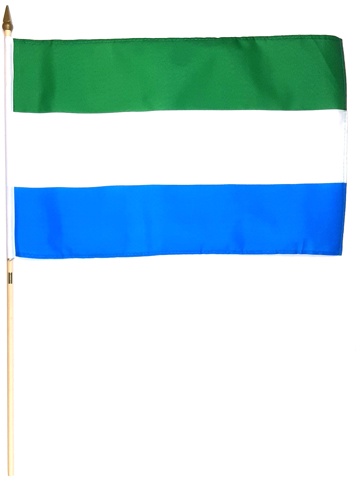 SIERRA LEONE HANDFLAGGA 45X30CM