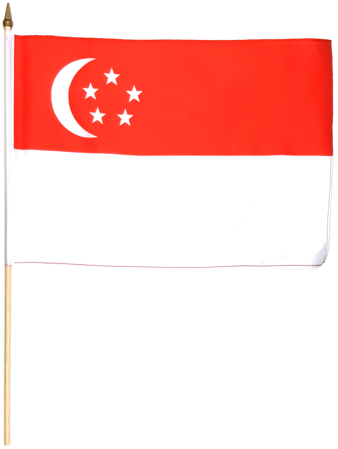 SINGAPORE HANDFLAGGA 45X30CM